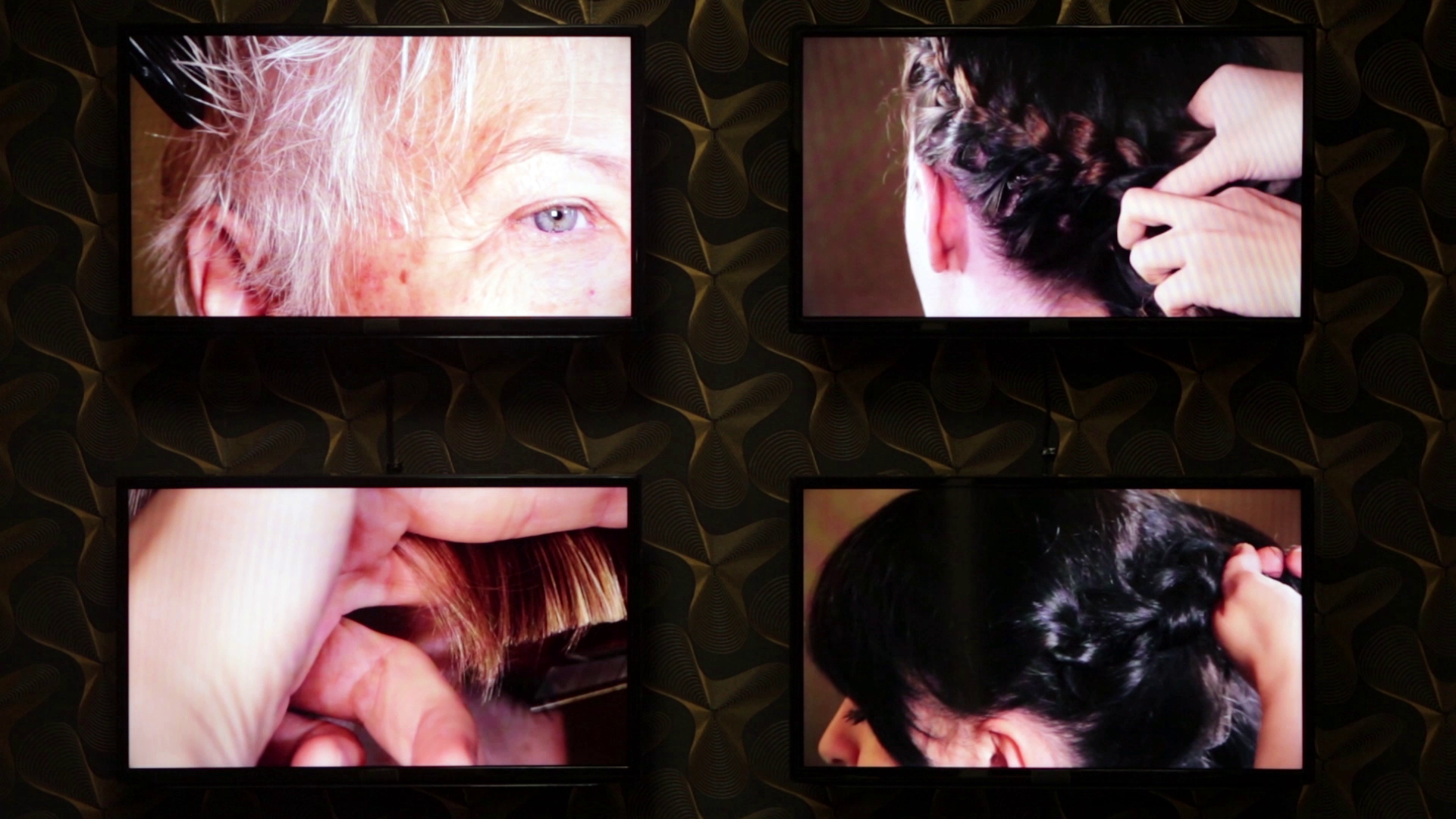 Friseursalon: Filmstill aus Video von Silke Schönfeld